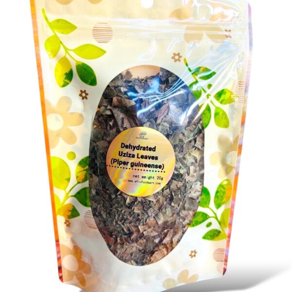 Authentic Nigerian Uziza Leaves: Dried Piper Guineense for West African Cuisine