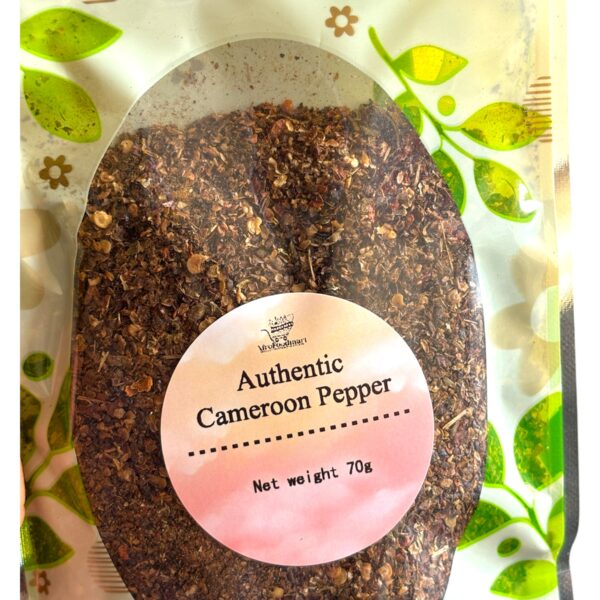 Authentic Ground Hot Cameroon Pepper | 70g Spicy, Aromatic Seasoning for African Dishes