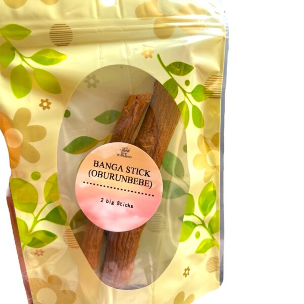 Authentic Nigerian Banga Soup Sticks - Traditional Oburunbebe Seasoning for Palm Nut Dish (2 Pack)