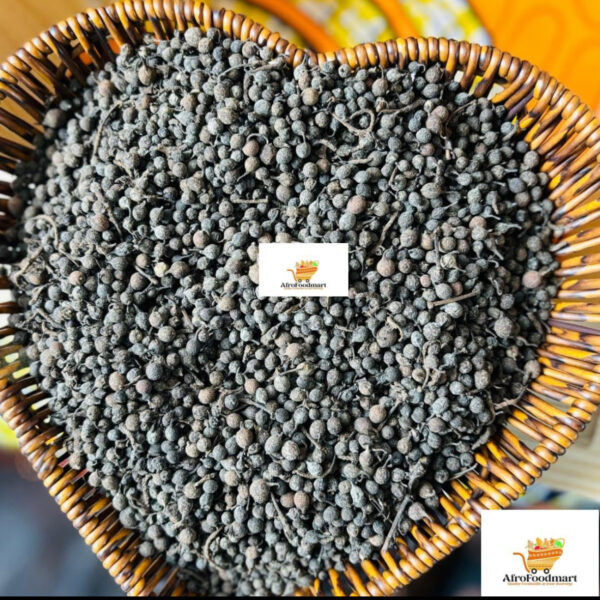 Whole Uziza Seeds| | Piper Guineense | whole , 100% Natural | West African Black Pepper Ashanti, Benin, Edo, False Cubeb Spice Kabab Chini