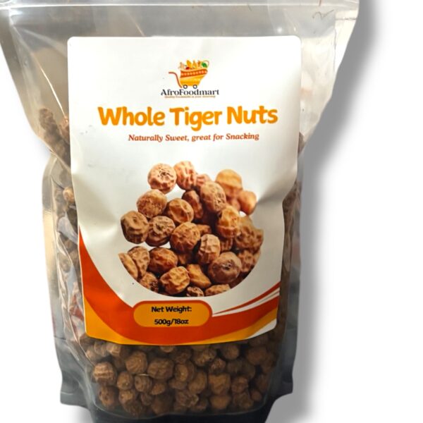 500G Premium Tiger Nuts: Naturally Sweet, Gluten-Free Superfood Snack - Raw, Organic, Vegan Chufa